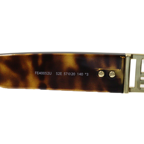 Fendace Fendi x Versace Sunglasses Black Brown main image 4